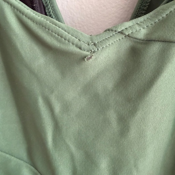 summersalt Olive Green Wrap One-Piece Swimsuit with Side Tie - Picture 4 of 4